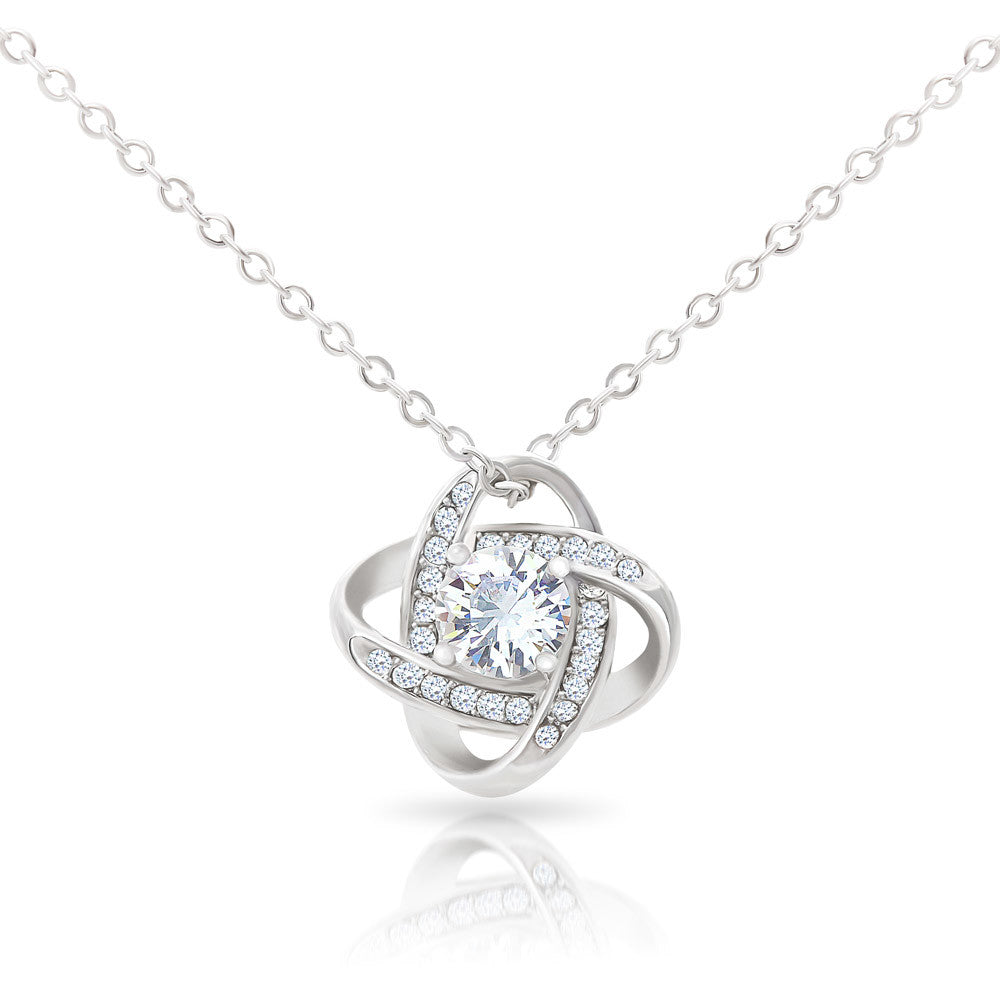 Love Knot Necklace (Yellow & White Gold Variants)